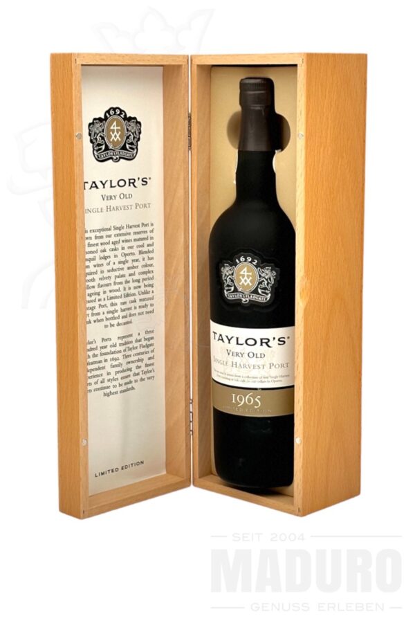Portwein Taylors 1965 Single Harvest Tawny - Holzfassreife Edelsüss-Wein