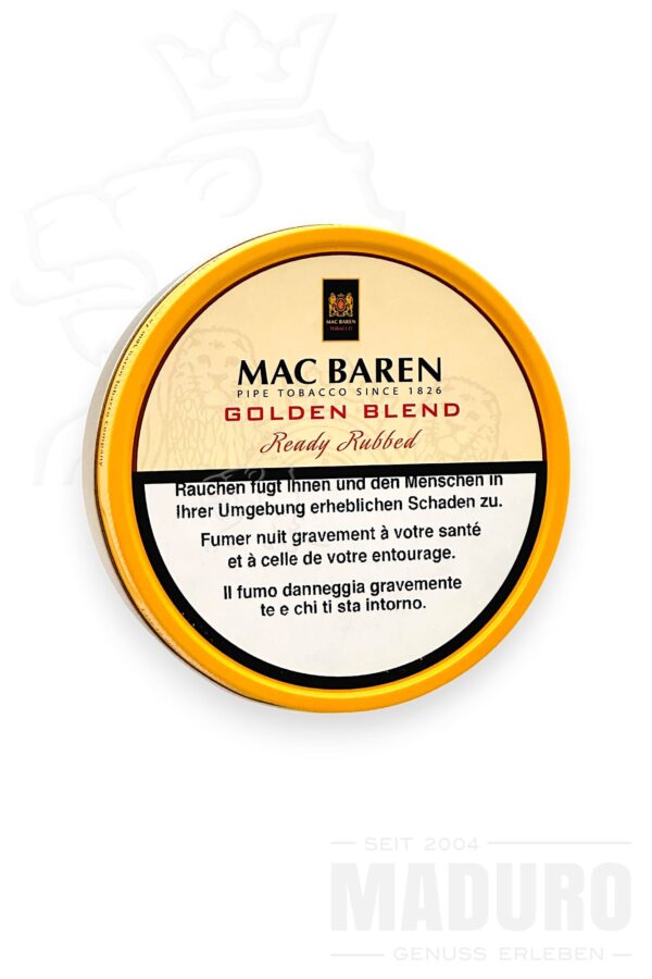 Pfeifentabak Mac Baren Golden Blend Ready Rubbed