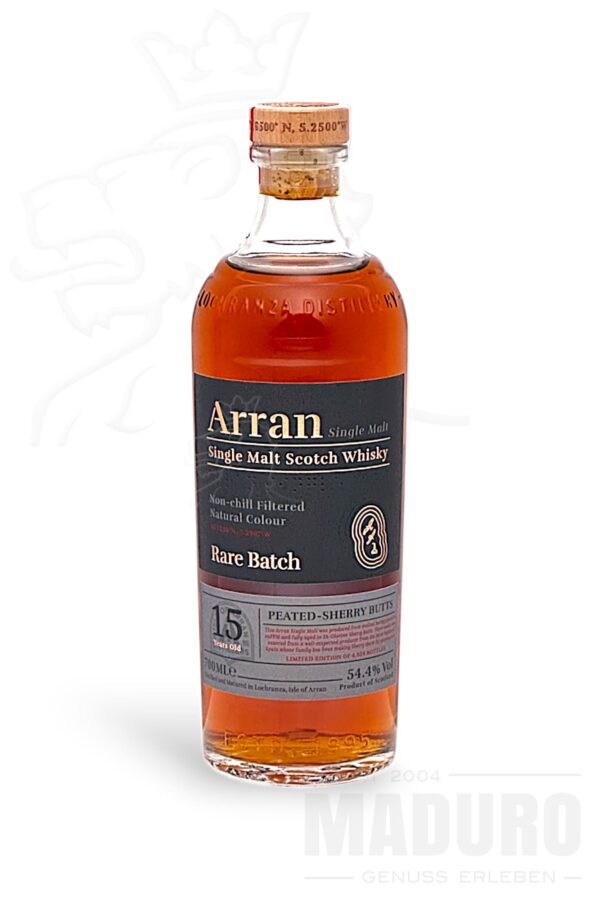 Whisky Arran Rare Batch 15 Jahre Peated Sherry Butts