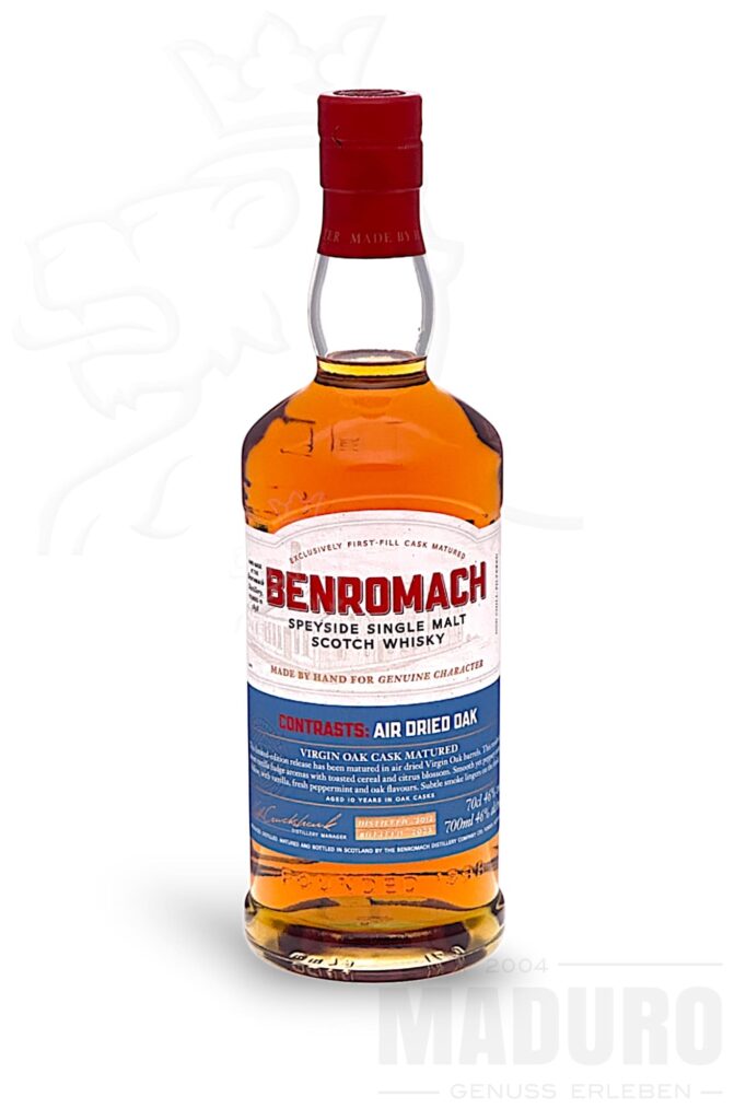 whisky-benromach-air-dried-oak-contrasts-scotch-maduro